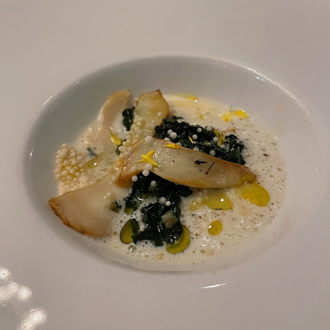 Orsa & Winston signature dishes The tasting menu is the main offering and changes frequently. Past dishes have included handmade pastas with Japanese ingredients and seafood crudos.